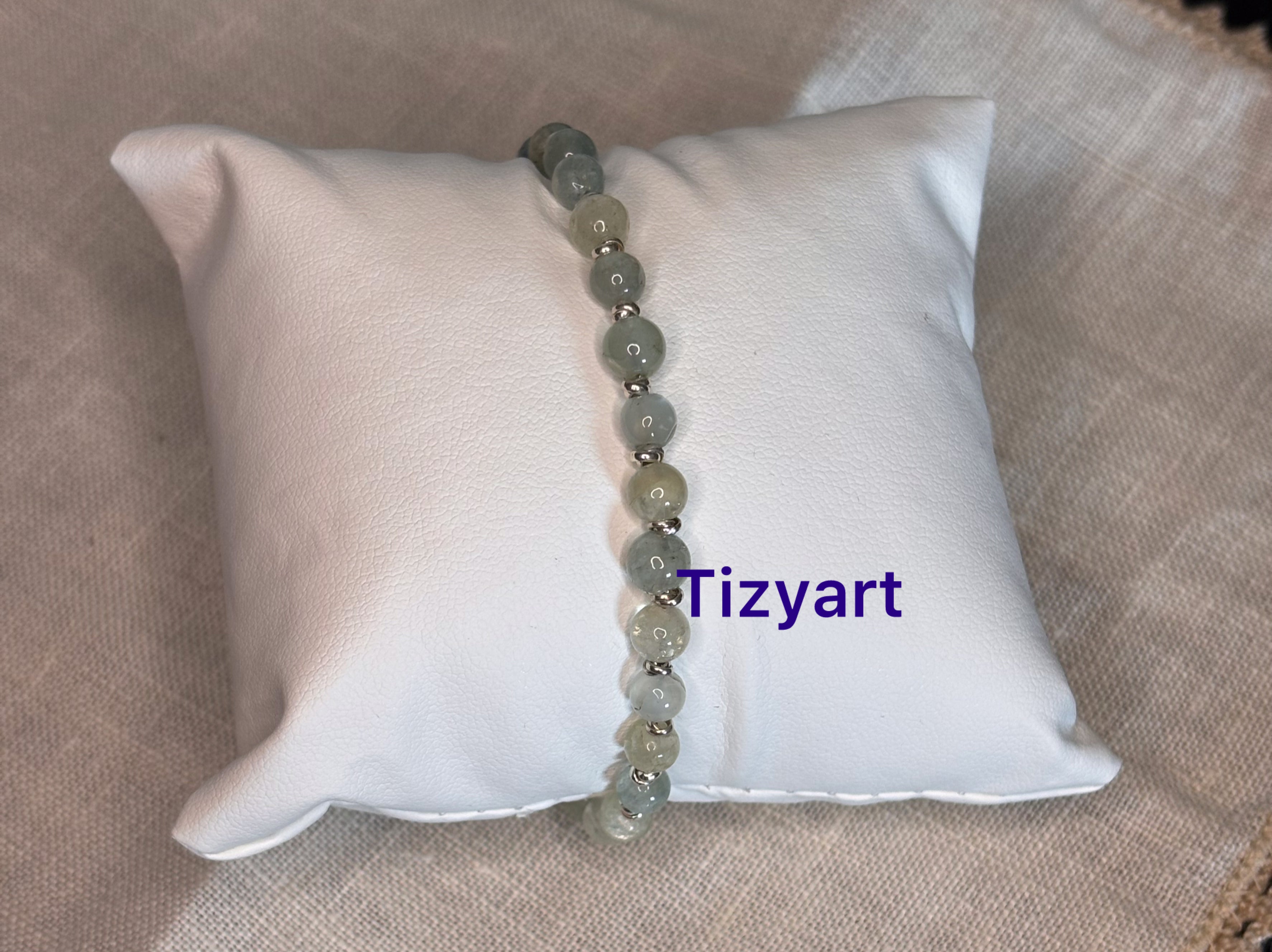 Bracciale in acquamarina e argento925