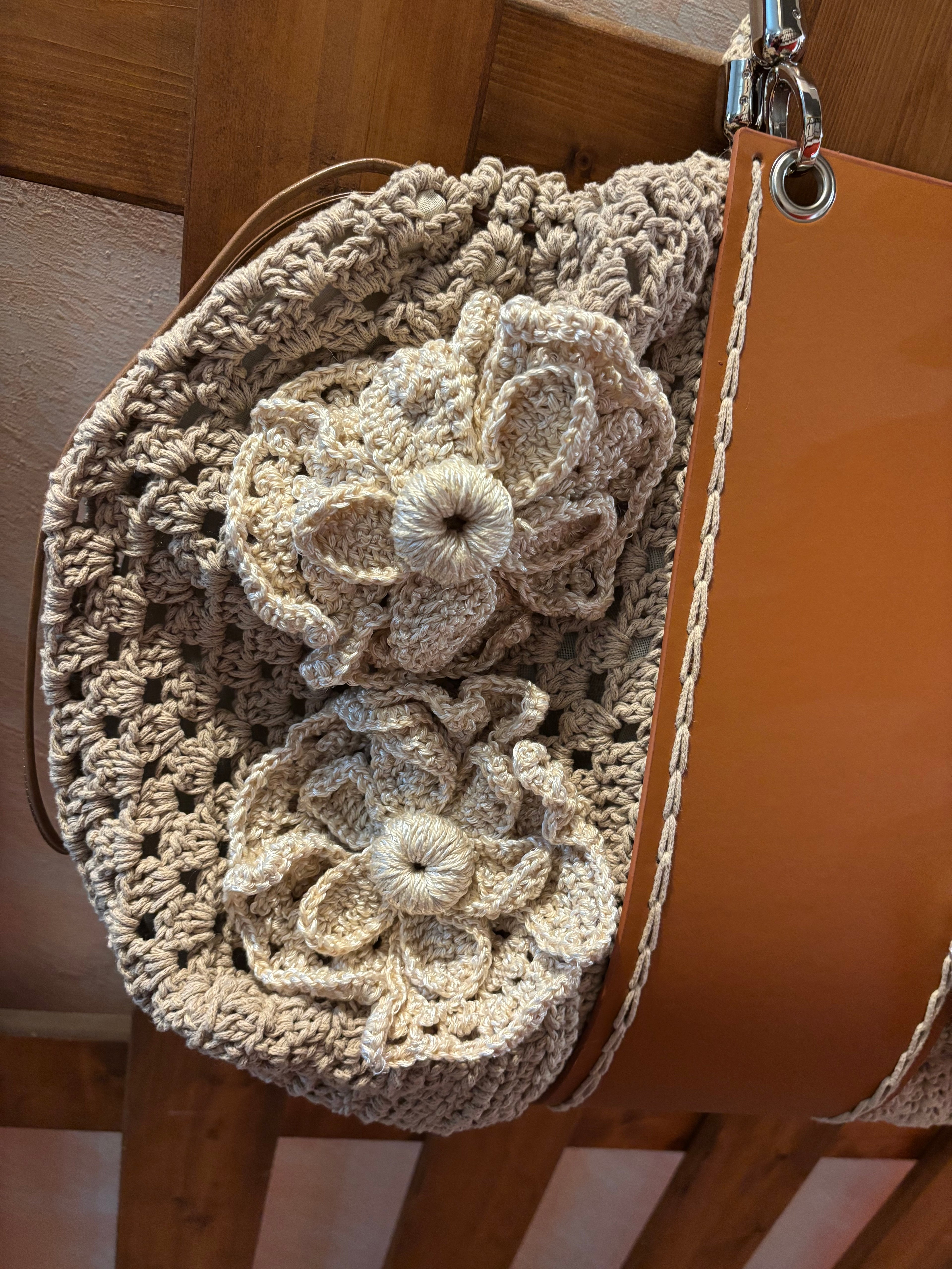 (Copia) ⸻

Borsa crochet con fiori 3D Collezione Tizyart Handmade