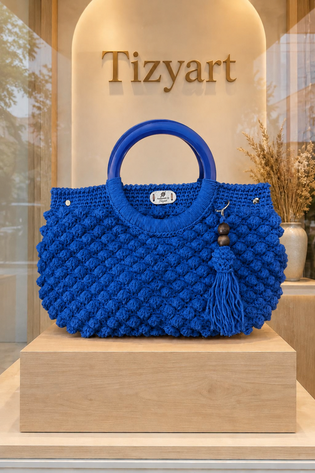 Borsa arancio fatta a mano