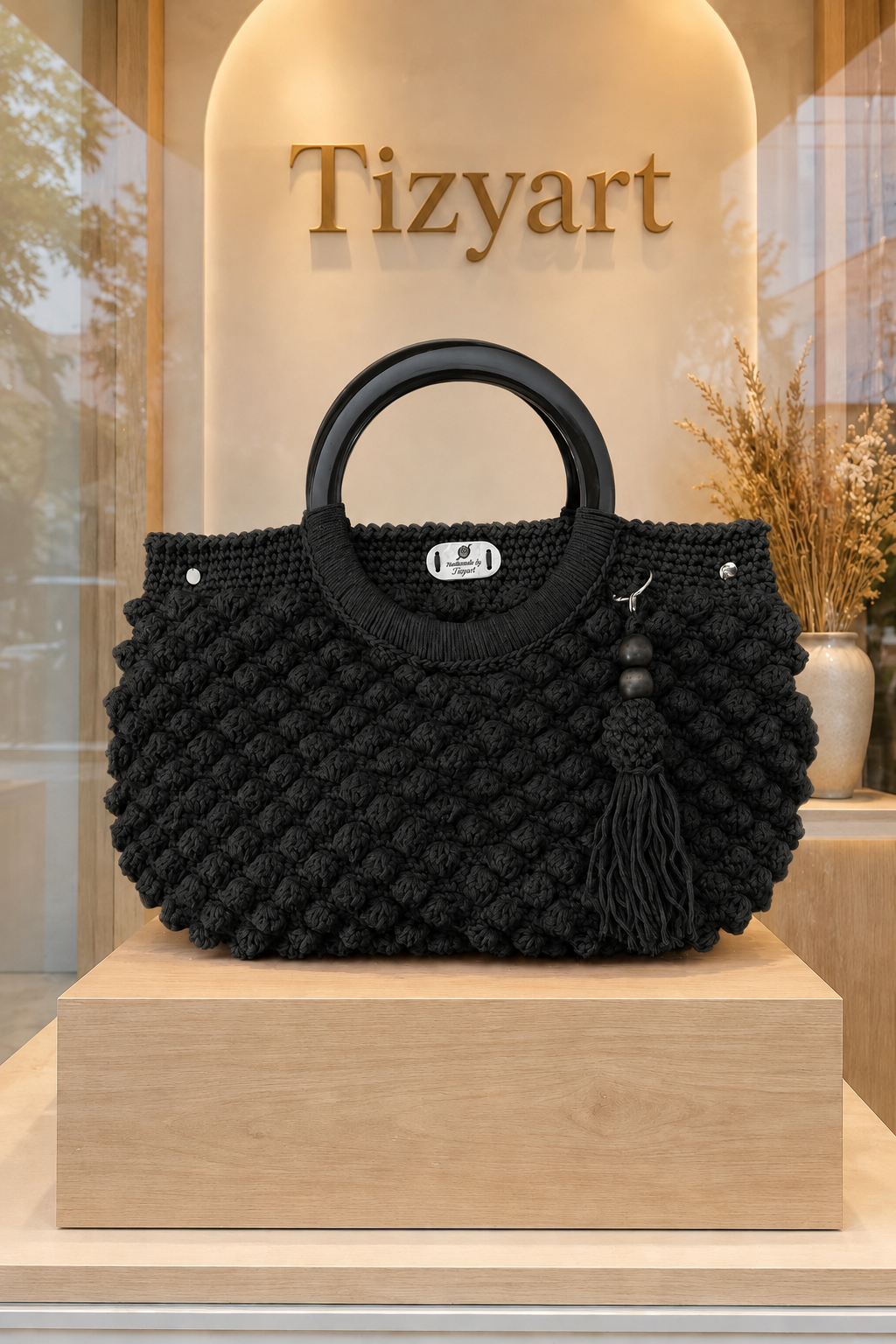 Borsa arancio fatta a mano