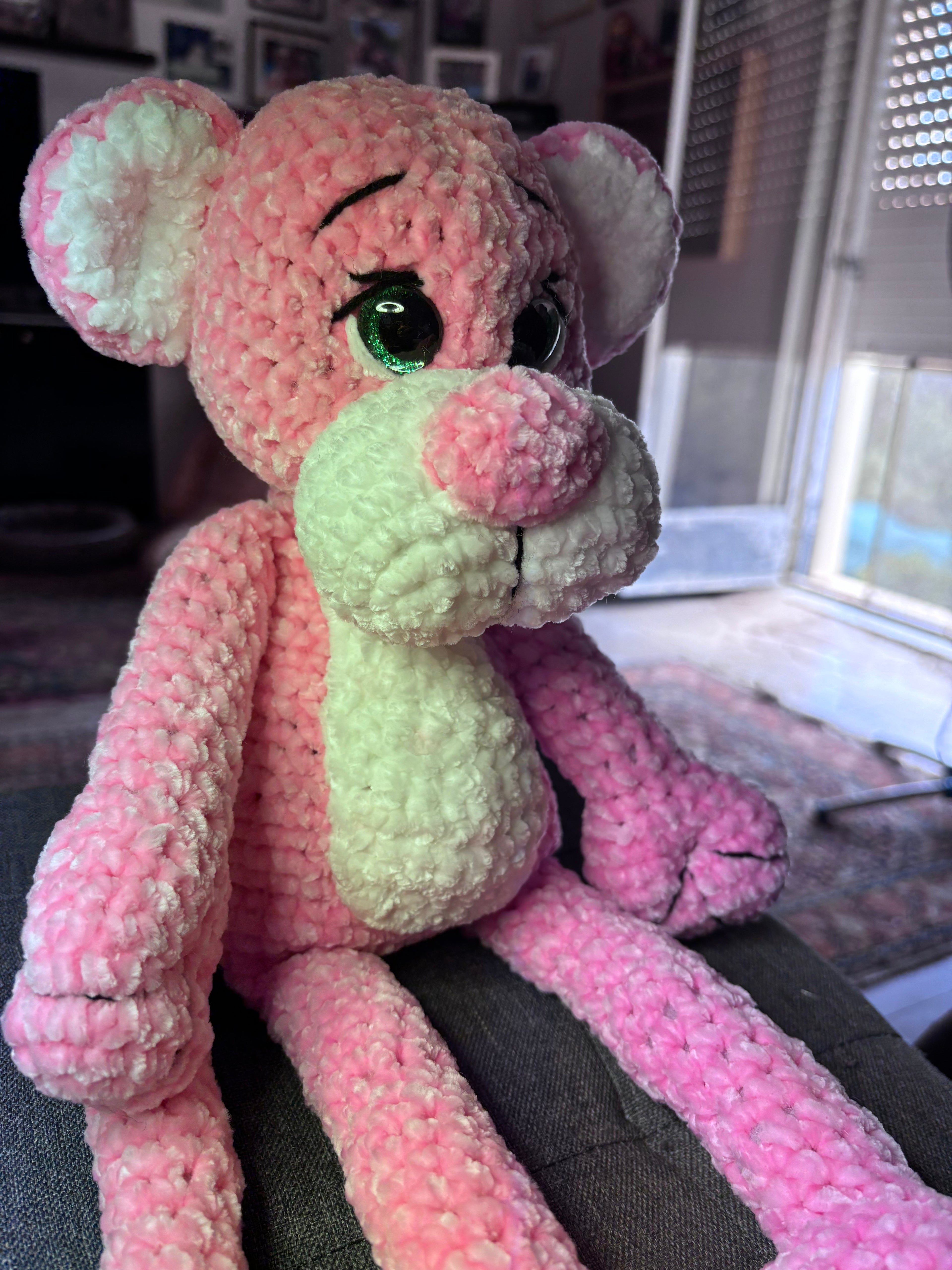 🩷 Pantera Rosa Baby – 50 cm | Tizyart