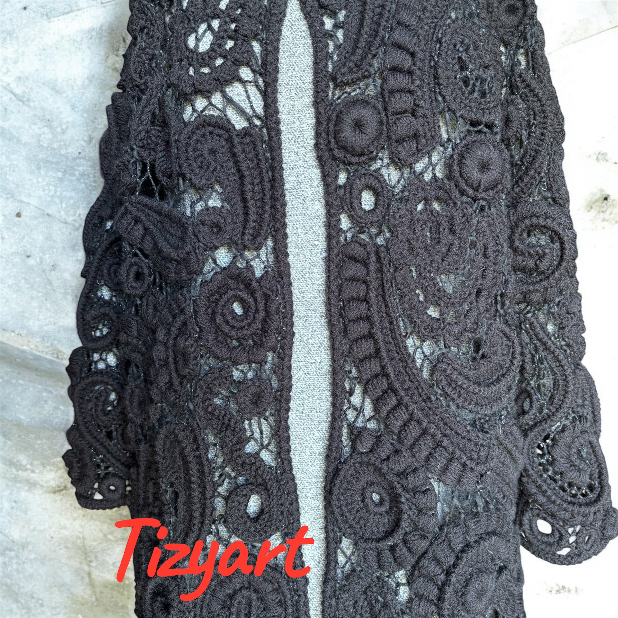 Cappotto artigianale Freeform – pezzo unico Tizyart