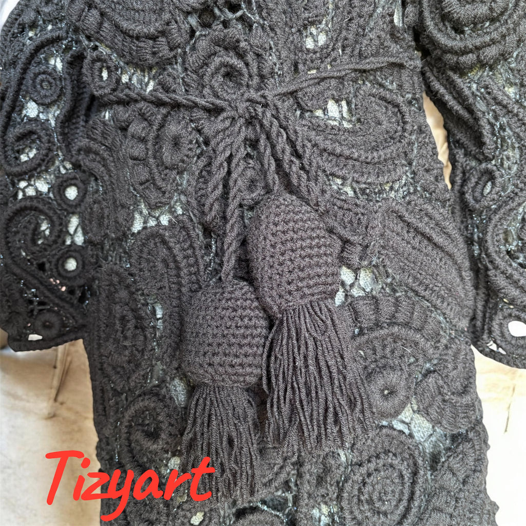Cappotto artigianale Freeform – pezzo unico Tizyart