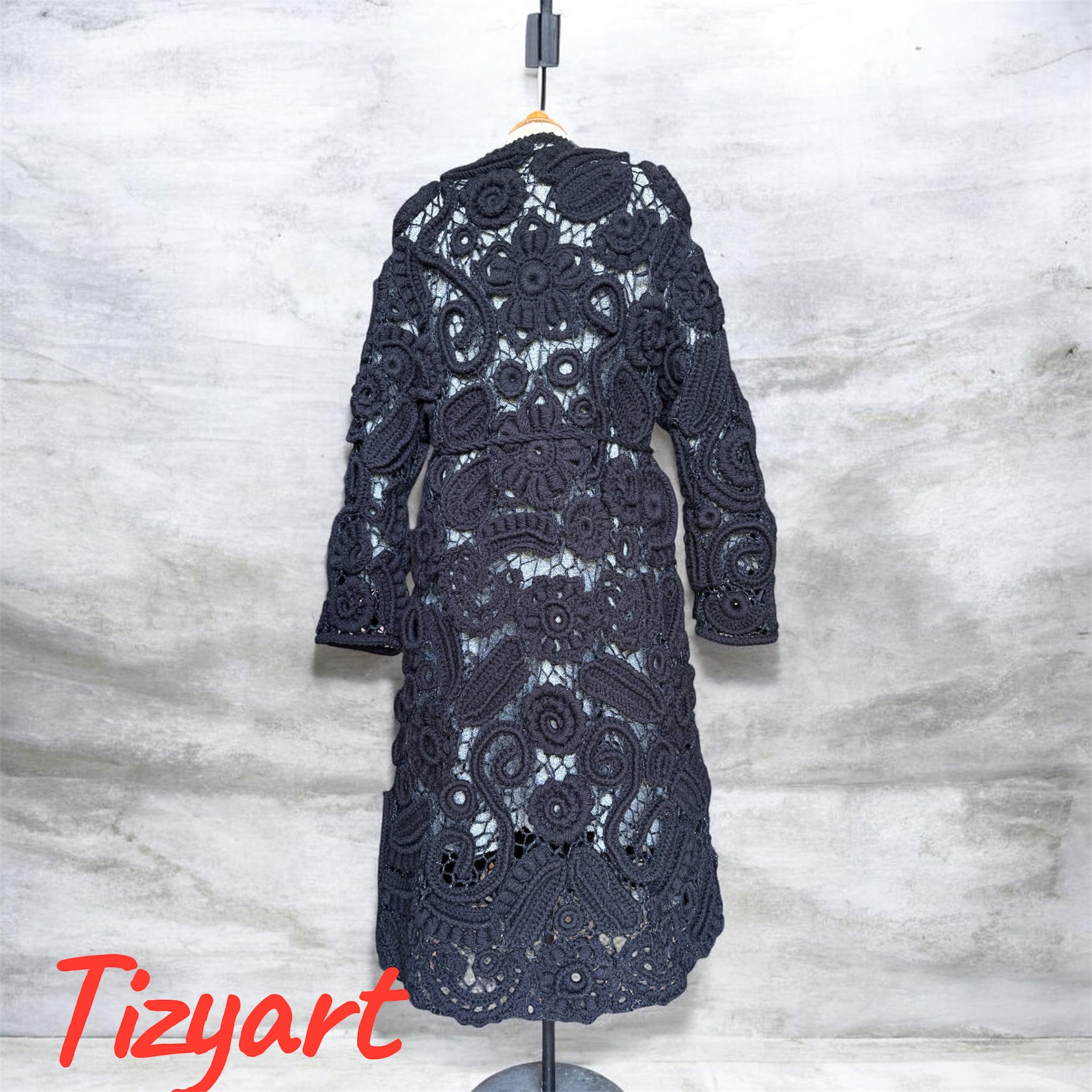 Cappotto artigianale Freeform – pezzo unico Tizyart