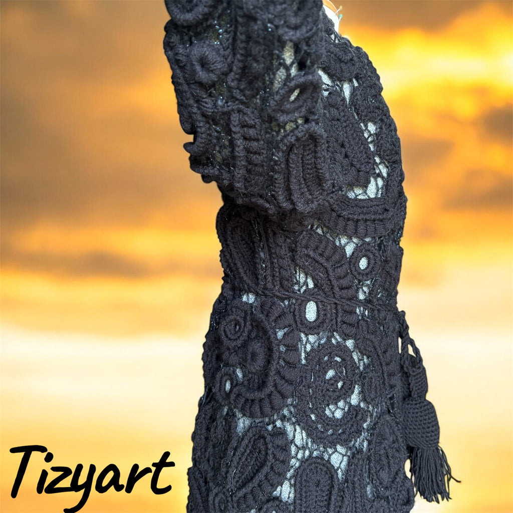 Cappotto artigianale Freeform – pezzo unico Tizyart